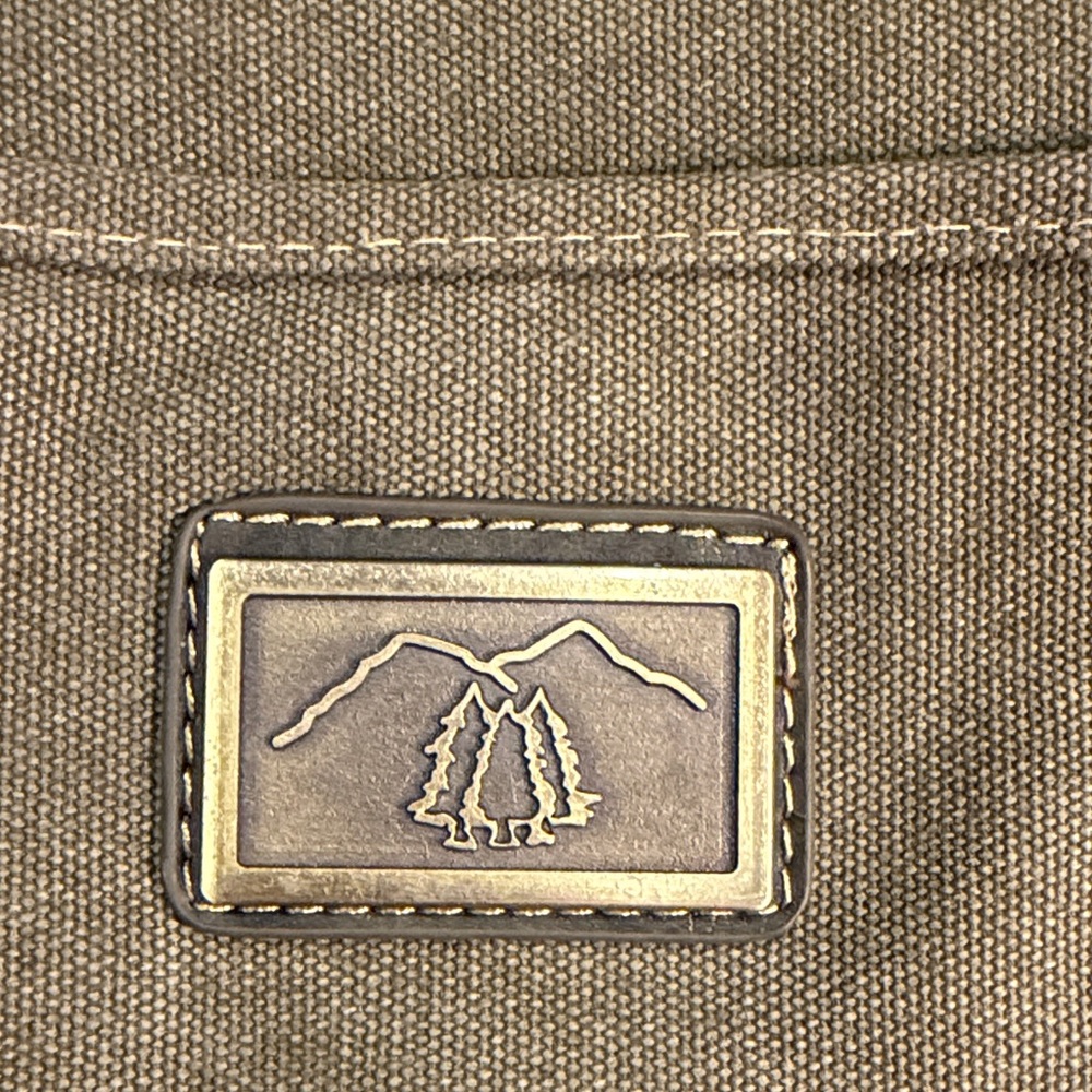 It’s Feasible Canvas Messenger Bag in Olive Green - womens - Picture 2 of 5
